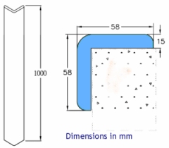 Wall Corner Guards / Edge Guards (Grey)